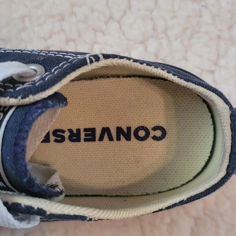 Converse All Star Low Top Youth 11 Navy Canvas Sneakers Chuck Taylor Shoes